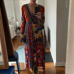 Free people size small colorful maxi
